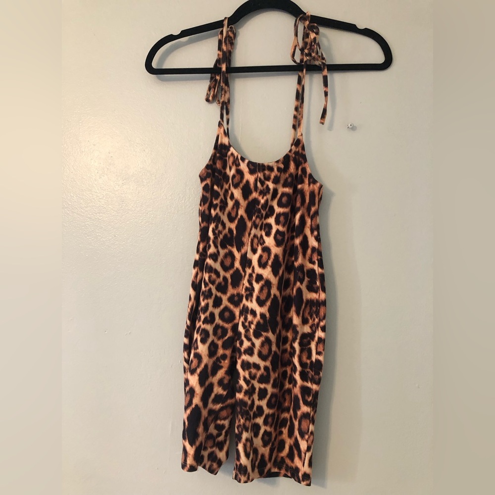 Fashion Nova Cheetah One Piece, Size Small